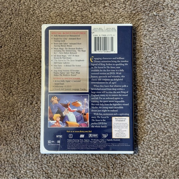 The Sword in the Stone Gold Collection DVD - Picture 4 of 4